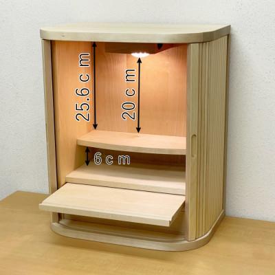 ふるさと納税 大川市 繕 ZEN:仏壇 (樺桜材) 無垢 巻戸式 |  | 01