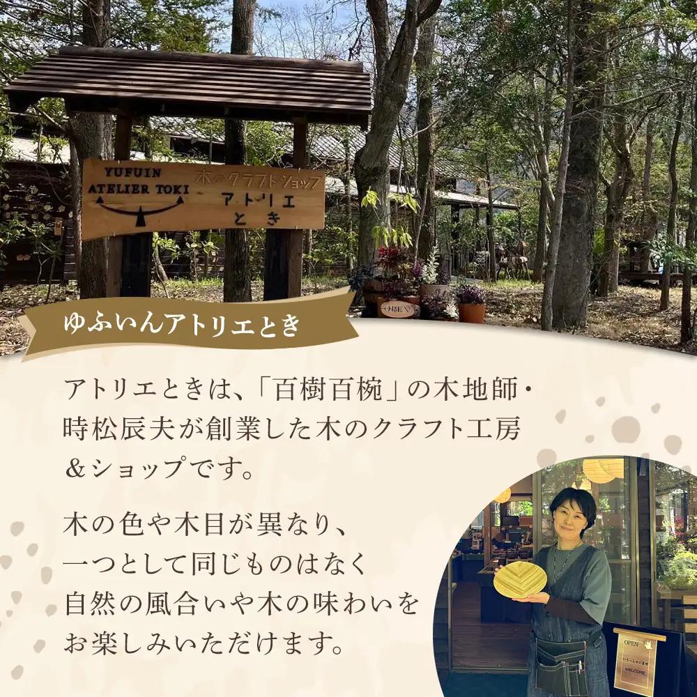 【ゆふいん・アトリエとき】幸せの木の葉皿 1枚セット（小 1枚）