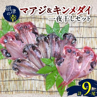 ふるさと納税 沼津市 沼津の幸R一夜干しセット(C)マアジ&amp;キンメダイ