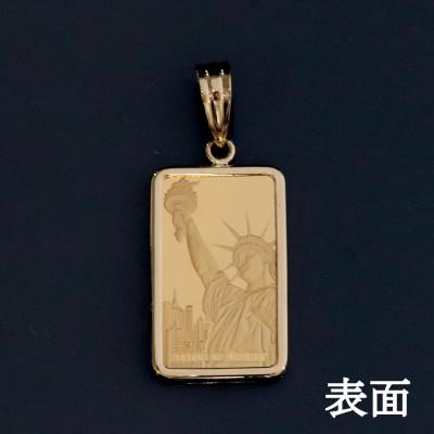 ふるさと納税 山梨市 K24純金リバティ【2グラム】ペンダントヘッド |  | 01