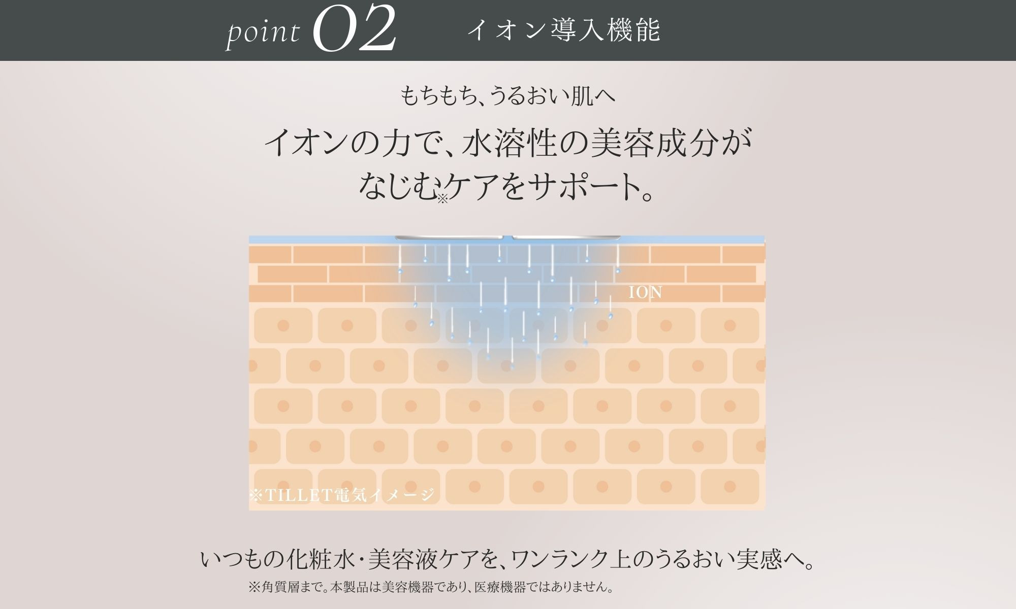 自宅で手軽にフェイス＆スカルプケア【TILLET W-GEAR White】