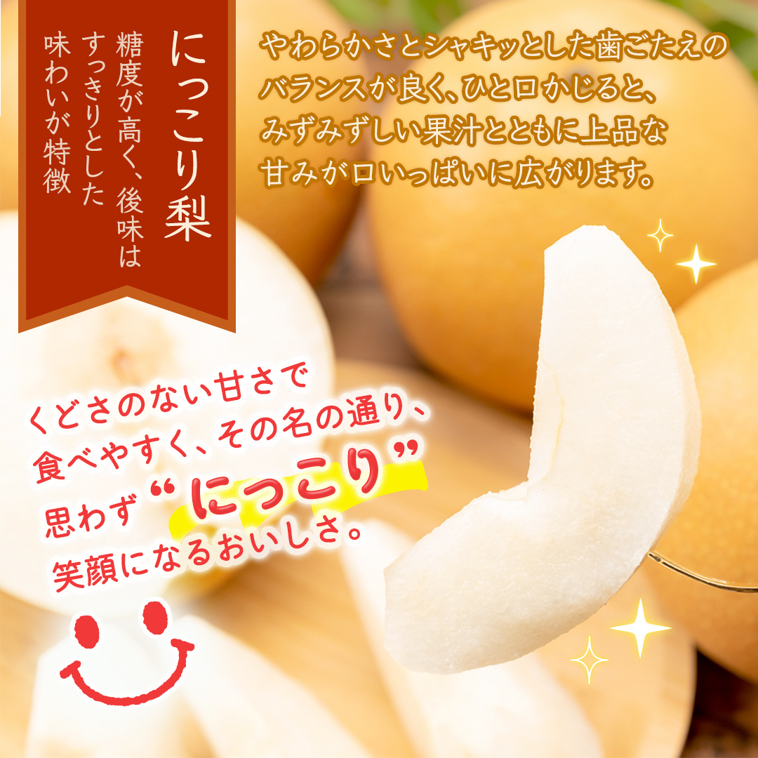 ＜ 訳あり ＞ にっこり 約5kg 【2026年10月より発送開始】（茨城県共通返礼品 [梨]：大子町産） ご家庭用 フルーツ なし ナシ 和梨  梨 わけあり 果実 旬のフルーツ お取り寄せ くだも