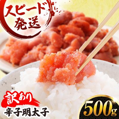 ふるさと納税 糸島市 ＼1週間以内に発送/【訳あり】辛子明太子 500g [AKA094]