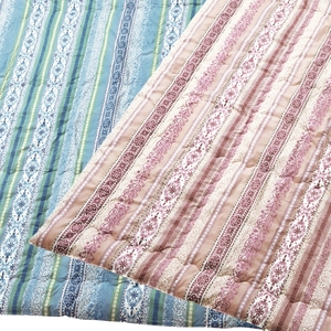 【シングル】肌掛け布団（ウール50％混わたを中綿に使用したやさしい暖かさの肌掛け布団）（サイズ140×190cm）_ローズ【G0681】