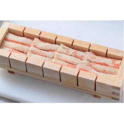 ふるさと納税 京丹後市 蟹の匠　魚政のカニ屋が作る海シリーズ　恋蟹寿司 (こいずし)　3貫　甲羅の舞台　1セット |  | 02