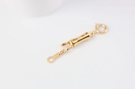 〈ネックレス着脱を３秒に〉後付け留め金具【Sashi-com】男女兼用/SCL516GM