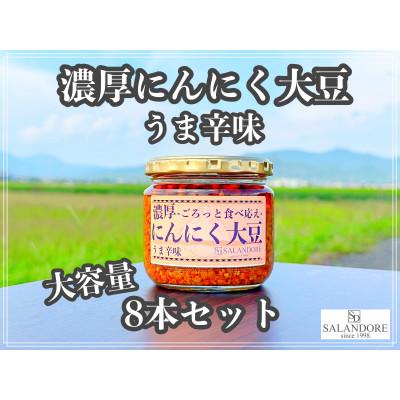 ふるさと納税 朝倉市 濃厚にんにく大豆_うま辛味_300g×8本セット |  | 03