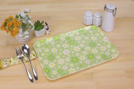 【グリーン 2枚組】タツクラフト ST ランチョン トレー M 33cm マーチ 