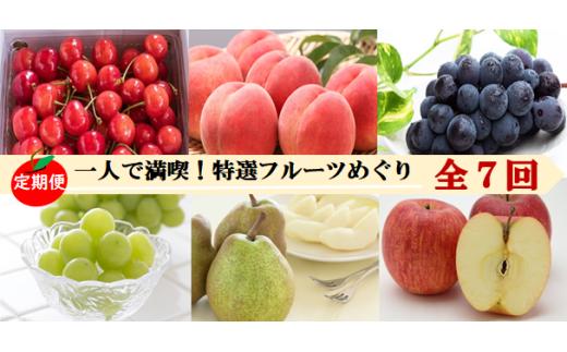 08-08-023　一人で満喫!特選フルーツめぐり(定期便)全7回