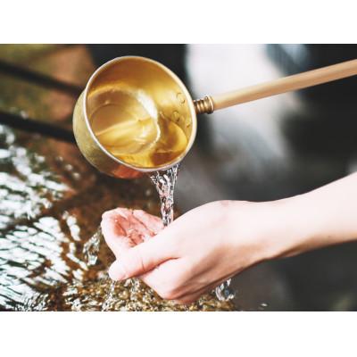 ふるさと納税 富山県 国産アルミ水杓　14cm　リング付き |  | 01