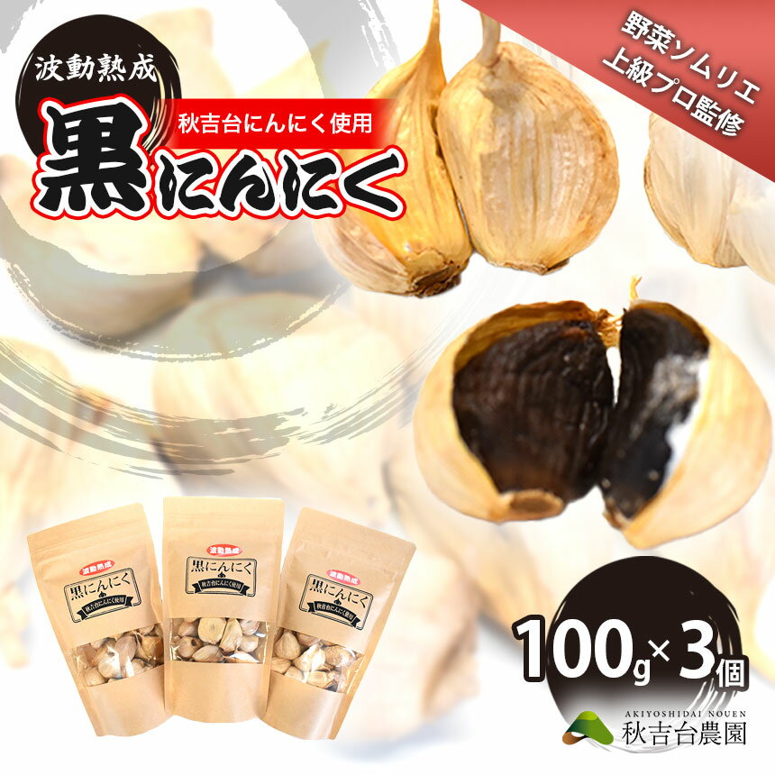 【ふるさと納税】野菜ソムリエ 上級プロ 監修 ! 波動熟成 黒にんにく ( 秋吉台にんにく 使用 ) ｜ 山口県 山口 ふるさと 納税 支援品 返礼品 支援 返礼 にんにく 国産 黒にんにく 野菜 健康 取り寄せ ご当地 お土産 名産品 特産品 美祢 美祢市 秋吉台