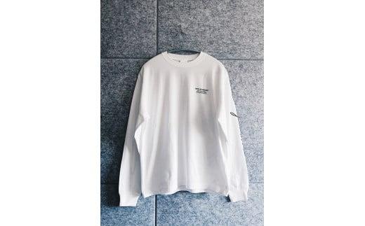 いわき市発D2Cブランド「yourmood」　NEWSTANDARD　ロングスリーブTシャツ　WHITE_M