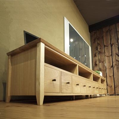 ふるさと納税 大川市 テレビボード　TONGARI　11oak-na　オーク　240cm　大川市　WAプラス |  | 02