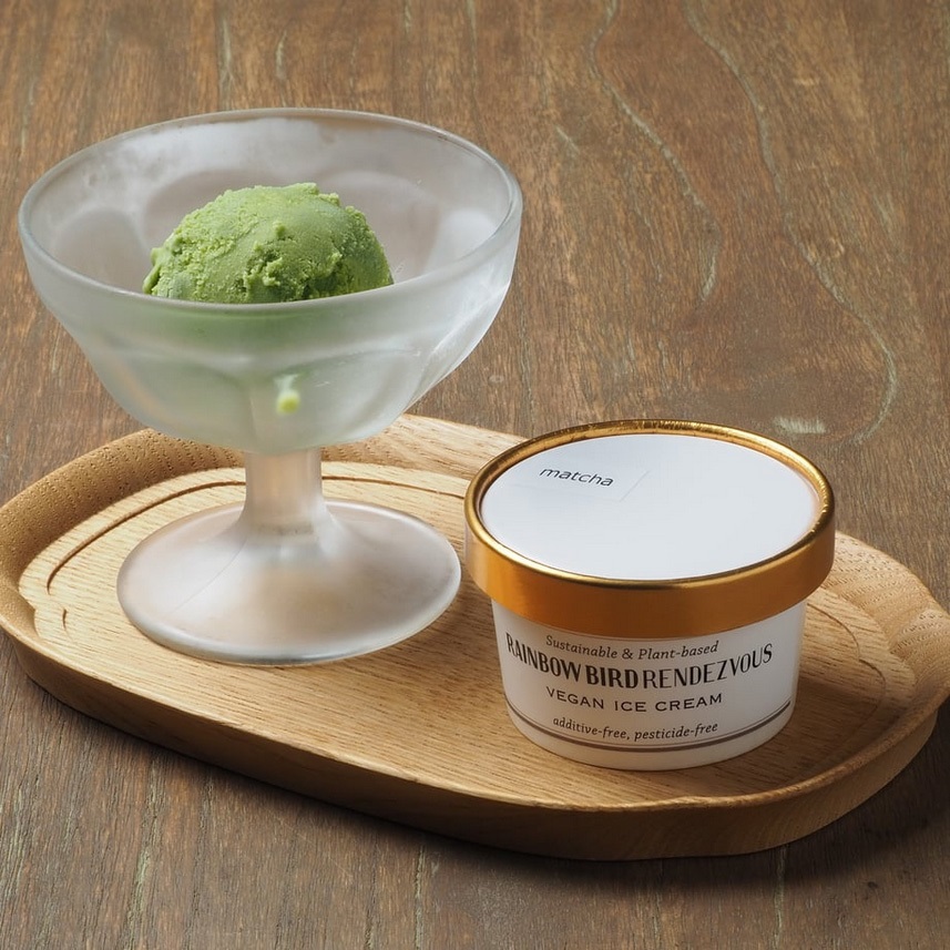 レインボーバードランデヴー　ミルキーveganアイスセレクション　12個入（バニラ、スパイスチョコ、コーヒー、ストロベリー、抹茶、ミルキーローズ） 6種ｘ2個の詰め合わせ