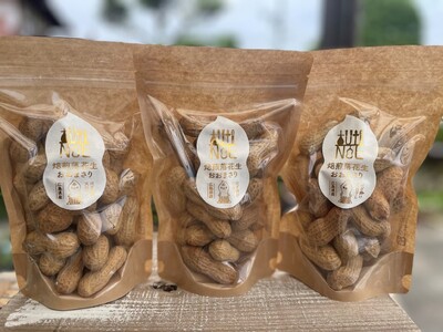 アグリ・アライアンス　焙煎落花生　おおまさり　100g×3個 　TUTITONE 　大粒　農薬不使用【配送時期：2027年1月以降】