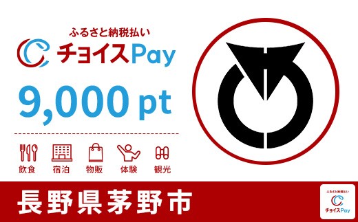 
                  茅野市チョイスPay 9,000pt【会員限定のお礼の品】
                