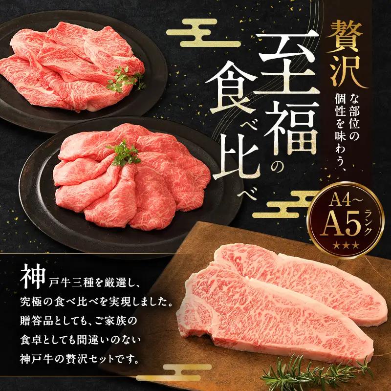 神戸牛 贅沢セットB 700g 神戸ビーフ 神戸牛