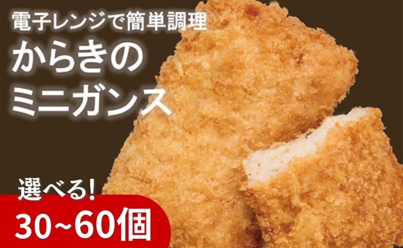 
                  がんす ミニ 冷凍 【選べる容量】30個 60個 おかず おつまみ お弁当 地元で人気 じゃこカツ すり身天ぷら 海鮮コロッケ ガンス レンチン 練り物 からき天ぷら店 伊予市 愛媛
                
