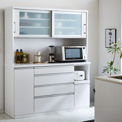 ふるさと納税 大川市 カプリス 幅約150cm 食器棚キッチンボード ホワイト・キングウッド・ブラックの3色対応 |  | 02