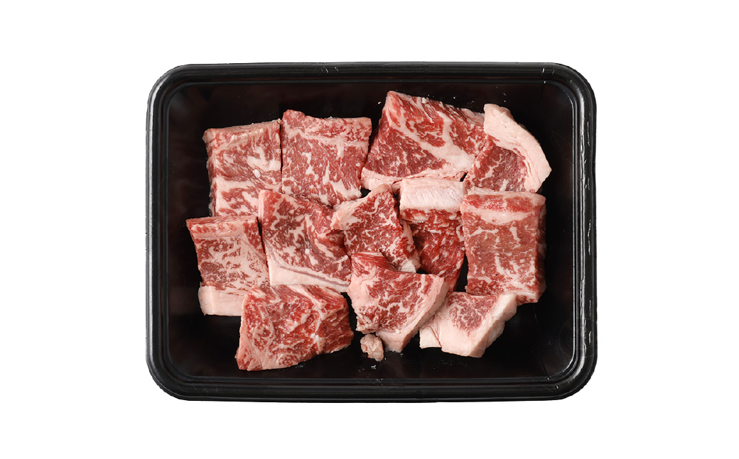 【3ヶ月毎3回定期便】 くまもとあか牛 サイコロステーキ 計約1.2kg（約400g✕3回） 牛肉 お肉 和牛