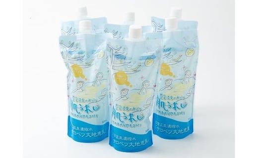 
D-01 乾燥シーズンは濃縮温泉水で自宅ケア！　濃縮温泉水（500ml×6本）
