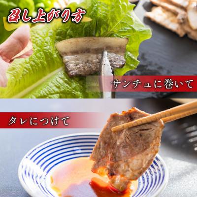 ふるさと納税 松山市 ＜お肉屋さんプレゼンツ＞希少な甘とろ豚の焼肉食べ比べ2種セット |  | 03
