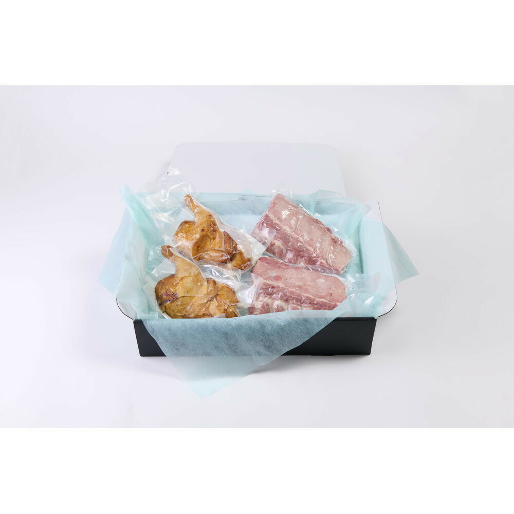 【ふるさと納税】スペアリブスモーク(バックリブ・ハーフ)約400g×2個、半丸チキンスモーク約400g×2個のセット
