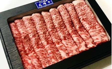 【 先崎牛 】 あぶくま高原 「 しゃぶしゃぶ用 ロース 1.3kg ( 650g × 2パック) 」 黒毛和牛 牛肉 しゃぶしゃぶ ブランド 高級肉 ギフト 贈答 プレゼント 福島県 田村市 ふくし