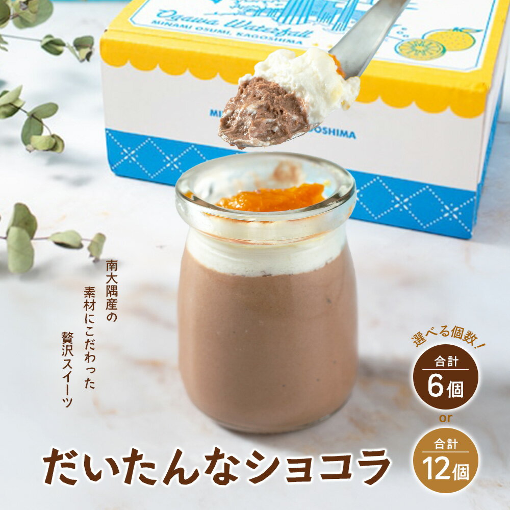 【ふるさと納税】だいたんなショコラ（6個セット／12個セット）