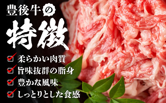 【全3回定期便】【大容量パック！】 おおいた豊後牛 牛肉 切り落とし 1.2kg (600g×2) 日田市 / 株式会社MEAT PLUS　肉 牛肉 和牛 [AREI047] 【全3回定期便】