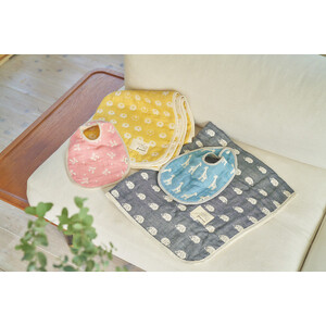 ふわら　ガーゼケット・スタイセット_化粧箱入：イエロー【G0618】_1666779