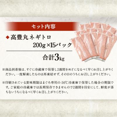 ふるさと納税 室戸市 高豊丸ネギトロ3kg |  | 02