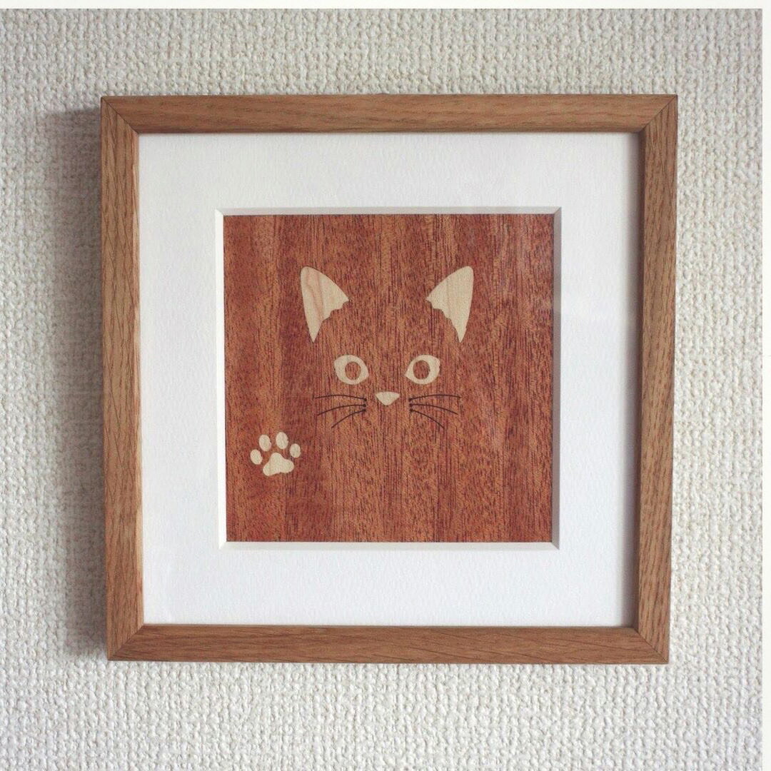 【ふるさと納税】壁掛け招き猫　茶トラ