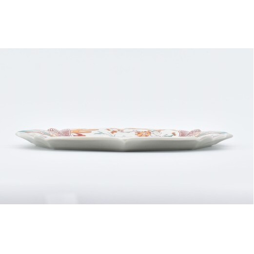 有田焼 錦六瓢 輪花プレート【まるぶん】食器 器 うつわ 皿 大皿 盛皿 ディナー皿 プレート ワンプレート 輪花 40000円 A40-427_イメージ3