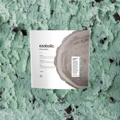 ふるさと納税 下関市 【定期便3回】チョコミント風味 1kg EZOBOLICプロテイン LG103-P