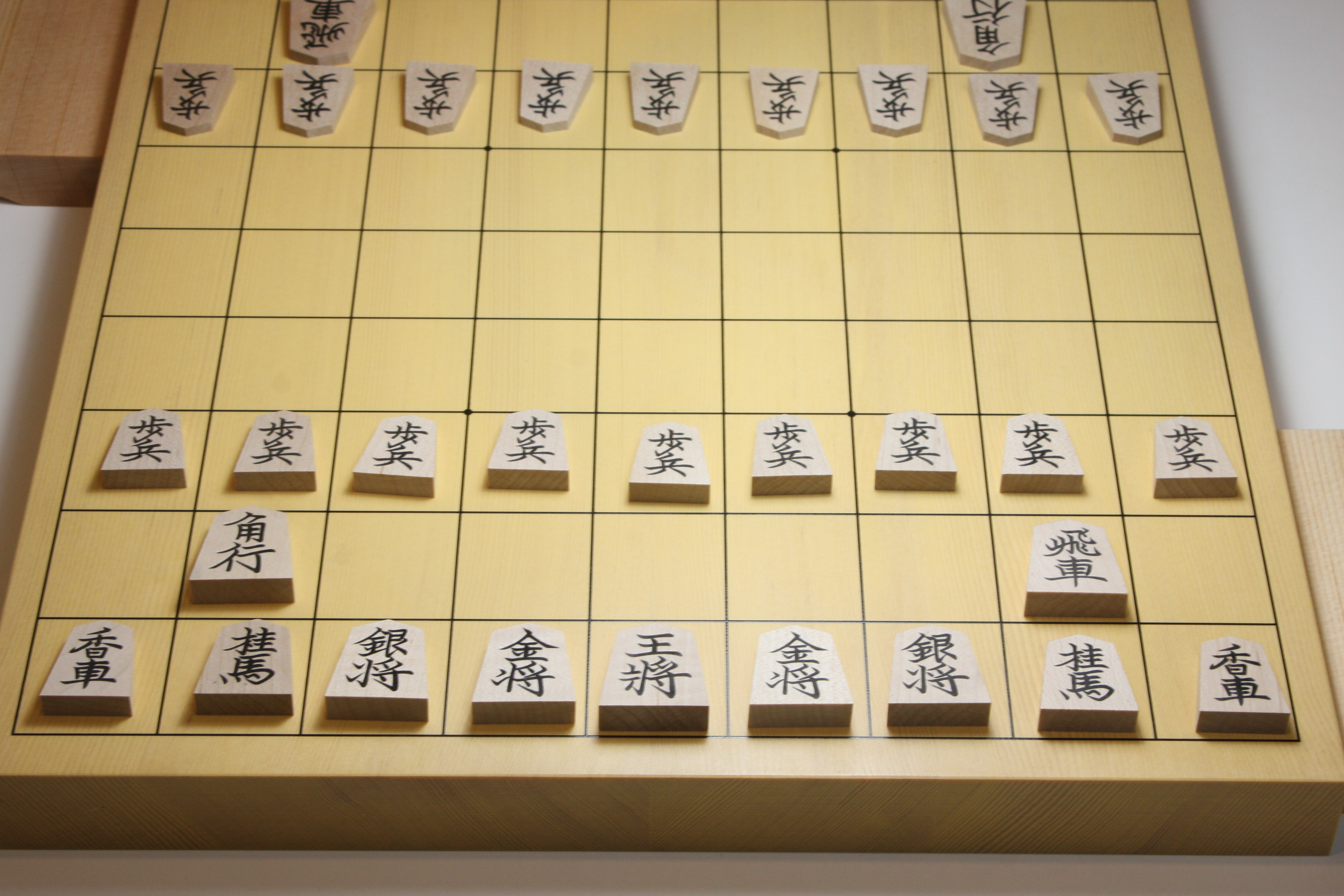 
            07-22-008　将棋駒と将棋盤のセット(押駒・1寸盤)
          