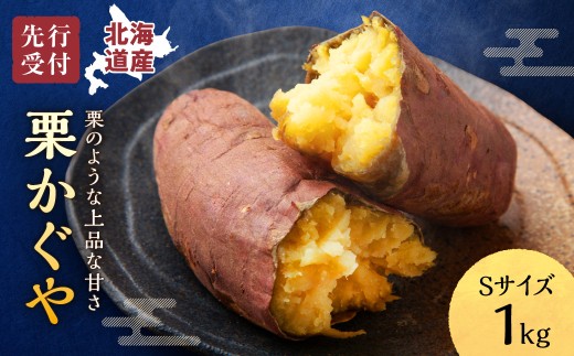 【数量限定】北海道雨竜町産 さつまいも 「栗かぐや」 Sサイズ 1kg 小さめサイズ 産地直送 さつまいも サツマイモ 北海道 国産 おやつ お菓子作り 料理