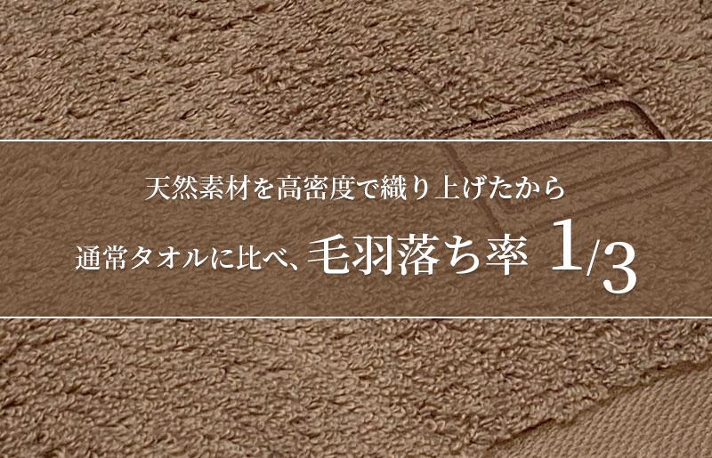 世界最高峰のタオルneiバスタオル 2枚（ブラウン） 030D104