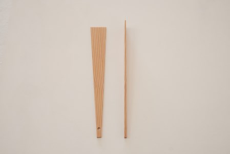 カッティングボード＋スパチュラセット　『mina no mori CuttingBoard＋Spatura セット＜ミナノモリ カッティングボード＋スパチュラ セット＞』　信州南相木村のカラマツを10