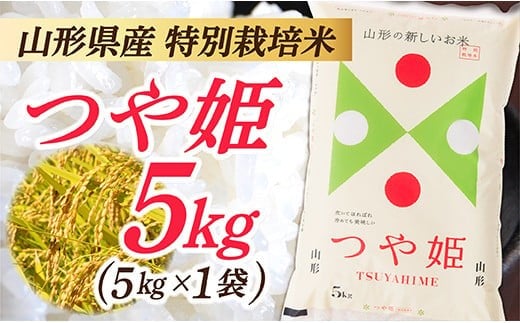 令和7年産　山形県産 特別栽培米 つや姫5kg (5㎏×1袋)