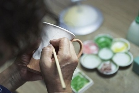 026-A-19 野の花工房 楕円深皿・小鉢セット
