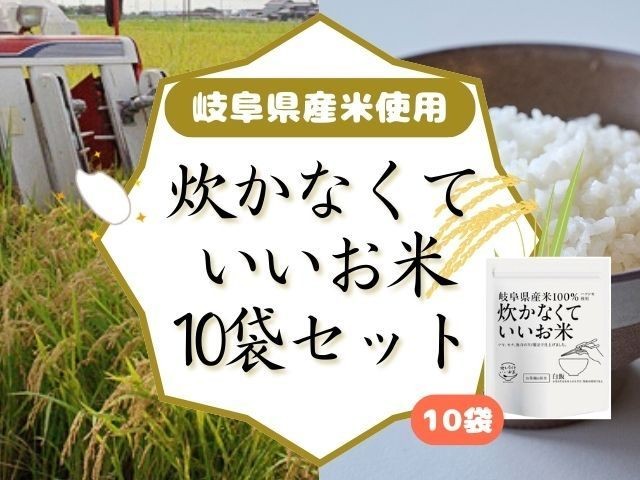 
            炊かなくていいお米 10袋セット GPF-11
          