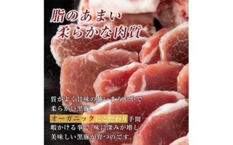 B-119 鹿児島黒豚３kgうす切り肉(200g×15パック)【米平種豚場ふくふく黒豚の里】