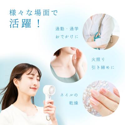 ふるさと納税 川口市 ドリテック ひんやりハンディファン ホワイト FN-208WT |  | 01