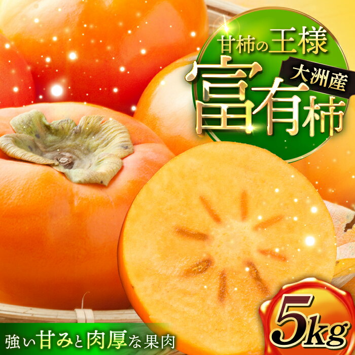 【ふるさと納税】柿【先行予約】【11月初旬より順次発送】 富有（ふゆう） 柿 Mから2Lサイズ 約5kg 箱入（15から24玉） 大洲市/沢井青果[AGBN023] 柿 かき カキ 果物 くだもの フルーツ 愛媛県産 大洲市産 産地直送 おすすめ 人気 お取り寄せ 送料無料 贈答 ギフト