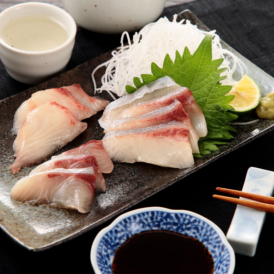 かんぱちスライス（刺身・炙り）　5組