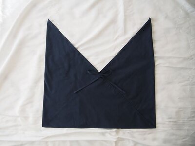 あづま袋 （エコバッグ） カラー 紺 Lサイズ 1セット ／ マイバッグ エコバッグ サブバック 洗濯可能 Maco 風呂敷 風呂敷バック 綿ポリ 奈良県 田原本町