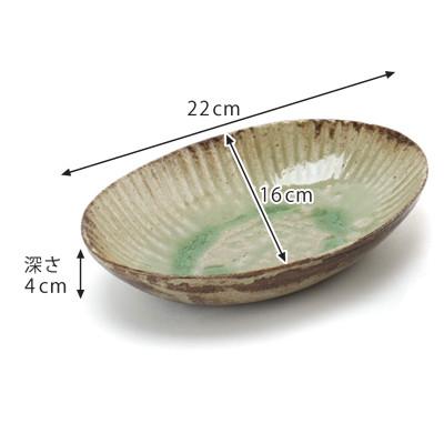 ふるさと納税 益子町 益子焼　楕円ボウルと取り皿 |  | 02