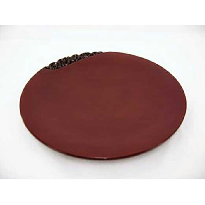 【ふるさと納税】鎌倉彫博古堂 平皿 「ぐり唐草」 (小豆色） | ふるさと 納税 楽天ふるさと 神奈川県 神奈川 鎌倉市 鎌倉 支援品 支援 返礼品 返礼 伝統工芸品 伝統工芸 伝統 お皿 皿 和食器 テーブルウェア 食器 プレート おしゃれ オシャレ 雑貨 器 うつわ テーブルウエア