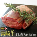 【ふるさと納税】牛肉 ブロック 宮崎牛 スネ肉 800g [SHINGAKI 宮崎県 美郷町 31af0006] 黒毛和牛 A4 A5 牛 国産 宮崎 冷凍 牛 真空パック